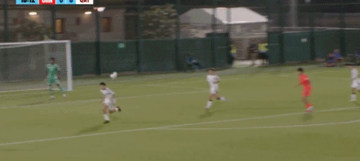 PG电子官方入口-半场：U17国少1-0卡塔尔U17，何思凡精彩兜射破门